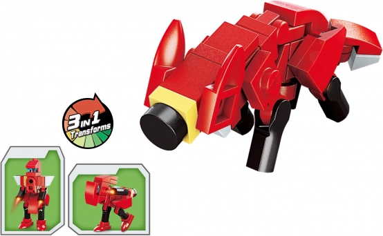 Jeu de construction Qman renard 3-en-1