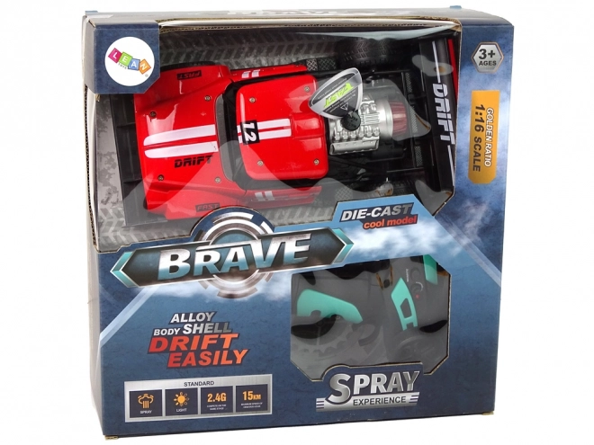 Voiture de sport télécommandée R/C 1:16 – rouge