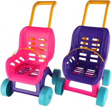 Teddies poussette pour poupées Buggy Sport rose‑violet