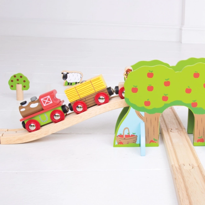 Bigjigs Rail Circuit de Train en Bois Ferme