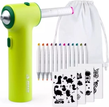 Kit créatif AirBrush pour décorer les textiles