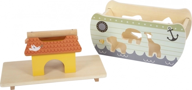 Arche de Noé Safari en bois pour enfants