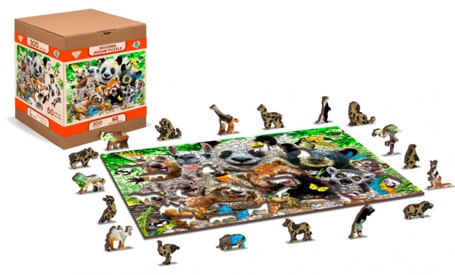 Puzzle en bois paradis des ours