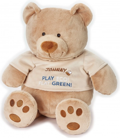 Ourson en peluche LELLY Johnny 30 cm en plastique recyclé