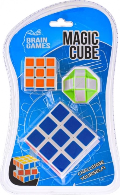brain games ensemble de casse-têtes : cubes à assembler et snake