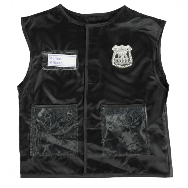 Costume de carnaval d'enfant policier 3-8 ans