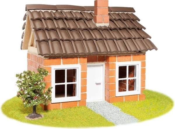 Kit de Construction Teifoc Maison Carlos 200pcs dans une boîte 35x29x8cm