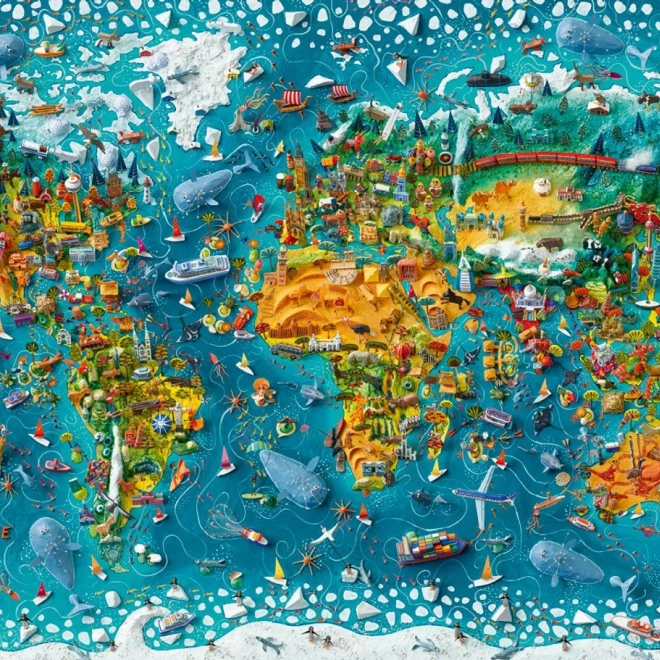 Puzzle 2000 pièces – Notre monde