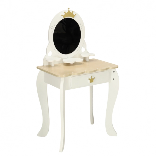 Coiffeuse en bois pour filles Bella avec accessoires