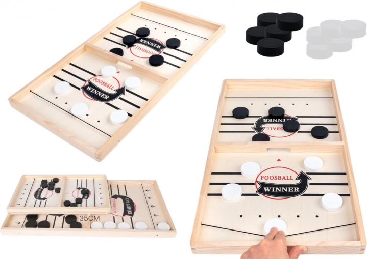 Jeu de hockey de vitesse en bois 36 cm