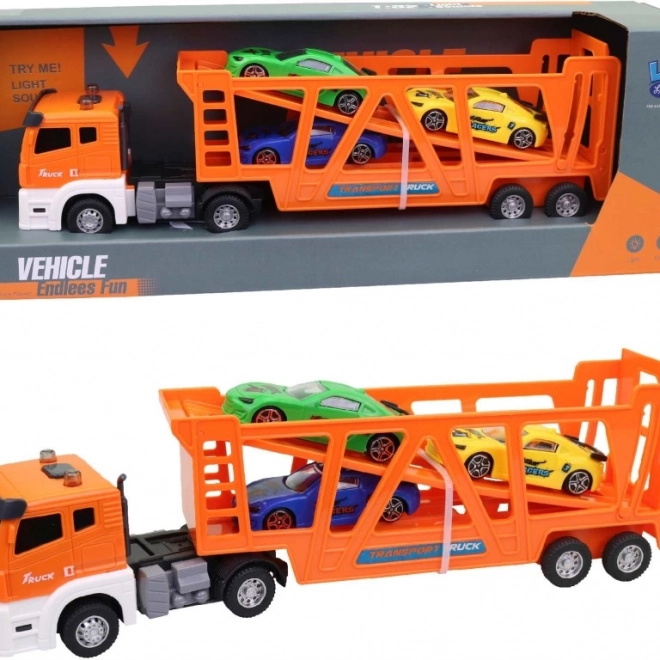 Camion avec Effets Lumineux et Sonores 27 cm