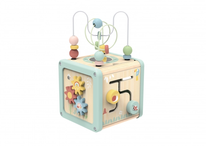 Cube multifonction en bois WOOPIE GREEN