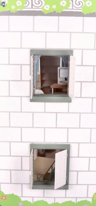 Grande maison de poupées en bois