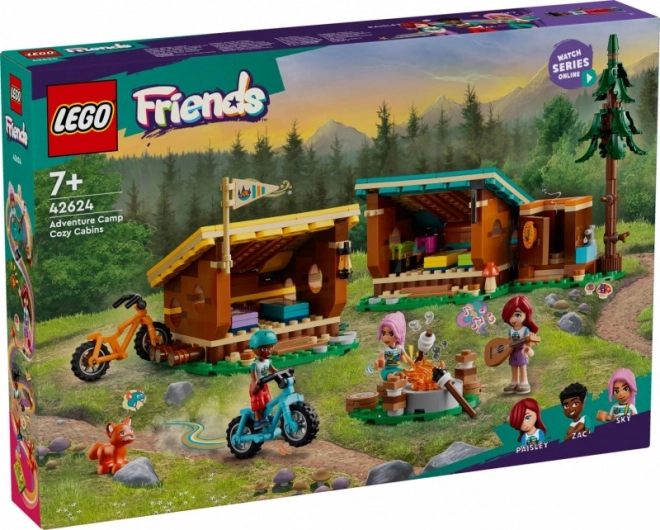 LEGO Friends 42624 Charmantes cabanes au camp d'aventure