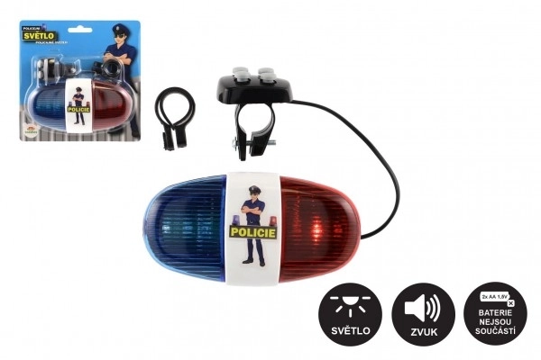 Lumière de vélo de police