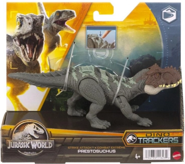 Figurine de dinosaure avec mécanisme d’attaque JURASSIC WORLD DINO TRACKERS
