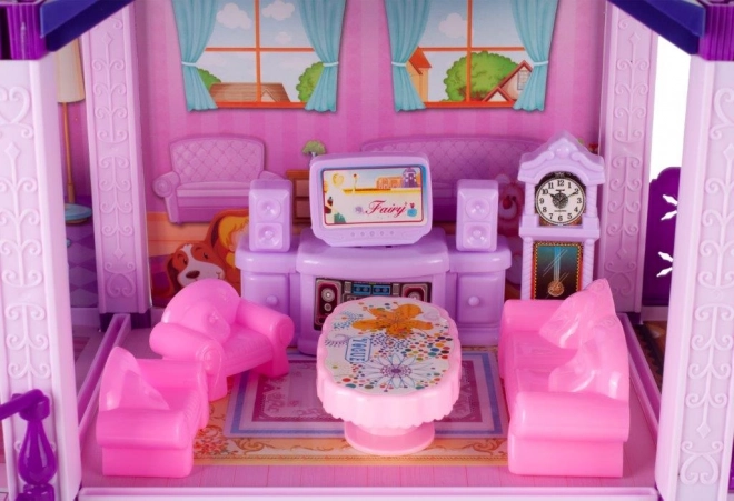 Maison de poupée avec poneys