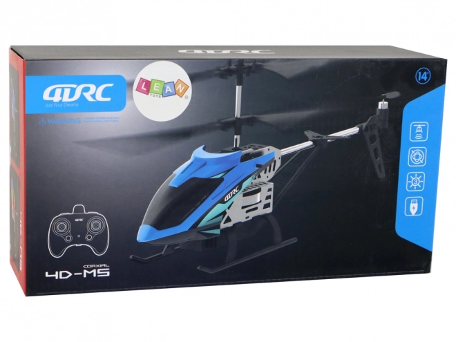 Hélicoptère RC en aluminium 2.4G Bleu 15 minutes de vol
