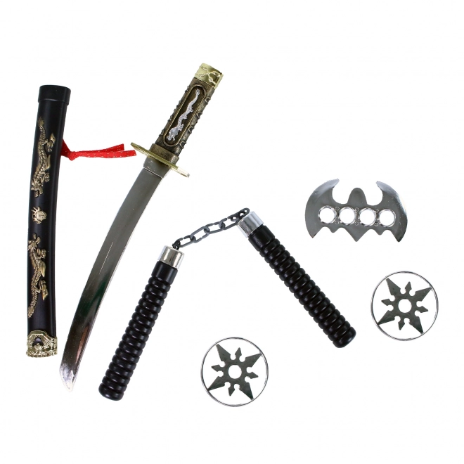 Ensemble de jouets Ninja avec katana
