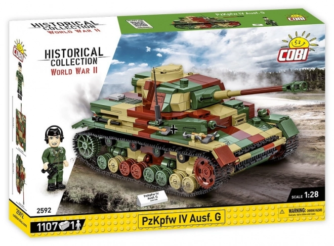 Kit WWII Panzerkampfwagen IV Ausf. G de 1107 pièces