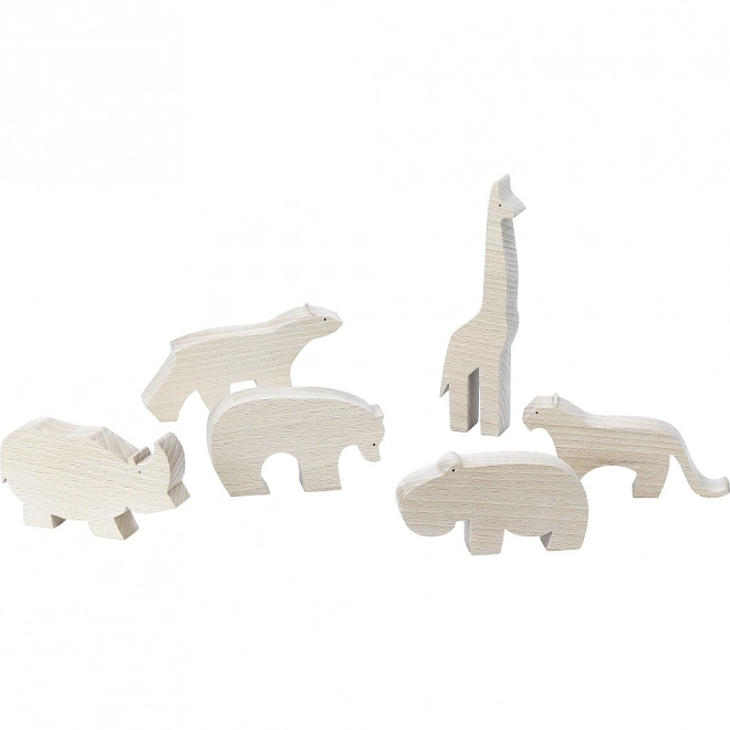 Figurine en bois d'ours polaire Vilac