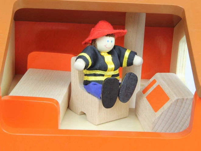 Mini caserne de pompiers en bois Masterkidz