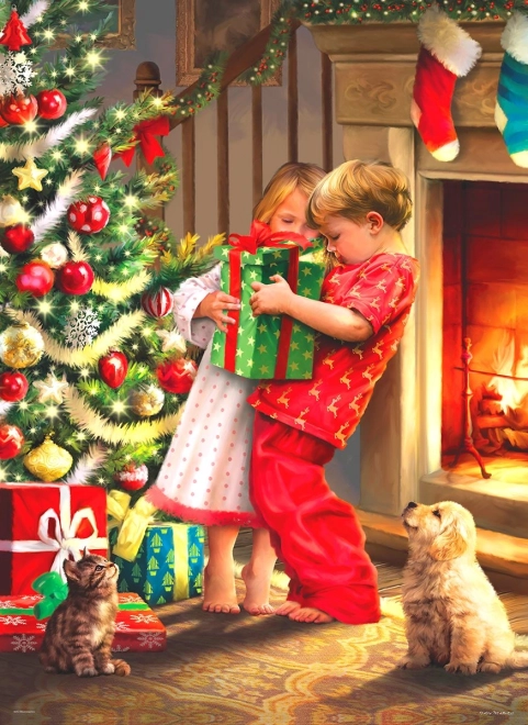 Puzzle EUROGRAPHICS Surprise de Noël 1000 pièces