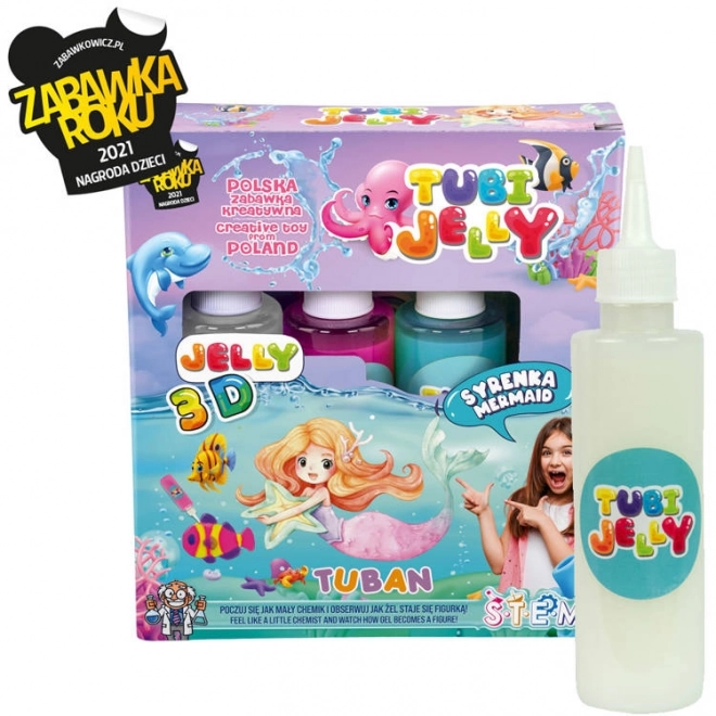 Ensemble Tubi Jelly 3 couleurs - Sirène