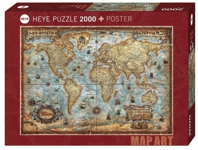 Puzzle 2000 pièces Monde