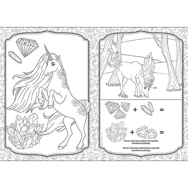 Livre de coloriage A4 Licornes