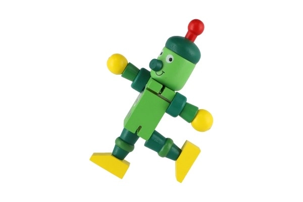 Robot en bois 12cm à partir de 18 mois - 1 pièce