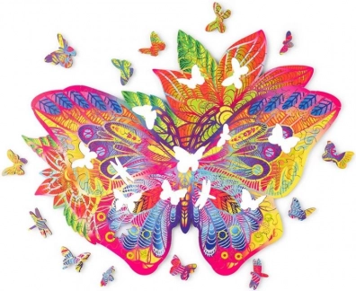 Motif de papillon coloré
