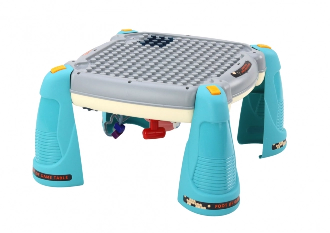 Table d'apprentissage interactif pour enfants Piano Espace Bleu