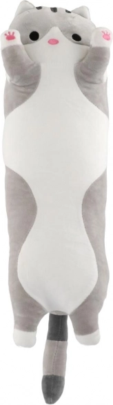 Jouet en peluche chat allongé