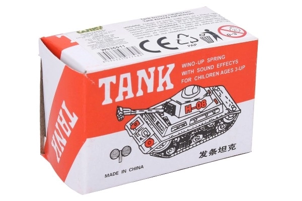 Tank en métal à remonter avec clé