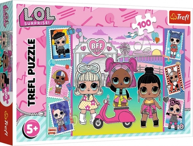 Puzzle 100 pièces LOL Surprise – photo des poupées