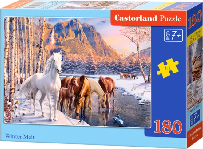 Puzzle dégivrage d'hiver 180 pièces