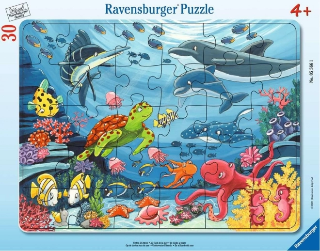 RAVENSBURGER Puzzle Au fond de la mer 30 pièces