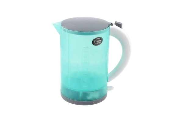 Bouilloire turquoise avec effets sonores et lumineux