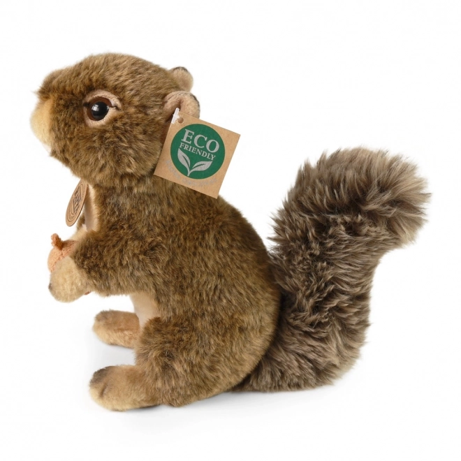 Écureuil en peluche avec noisette 20 cm ÉCOLOGIQUE