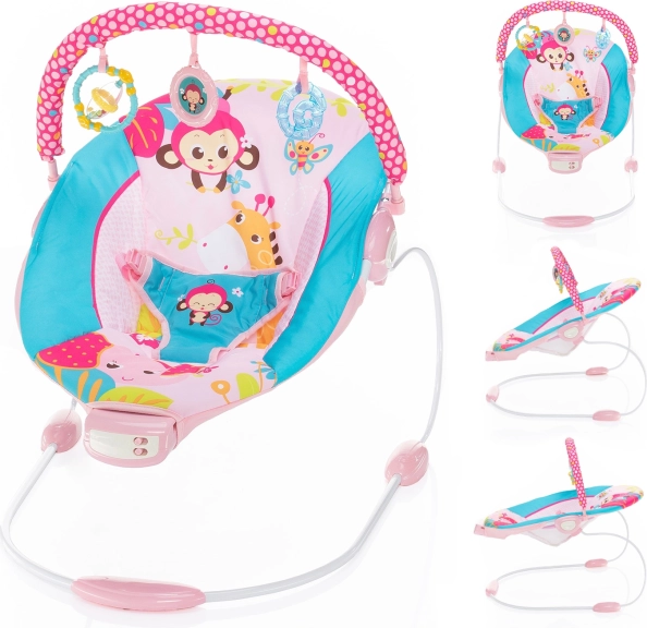 Transat pour enfant Happy Safari Rose