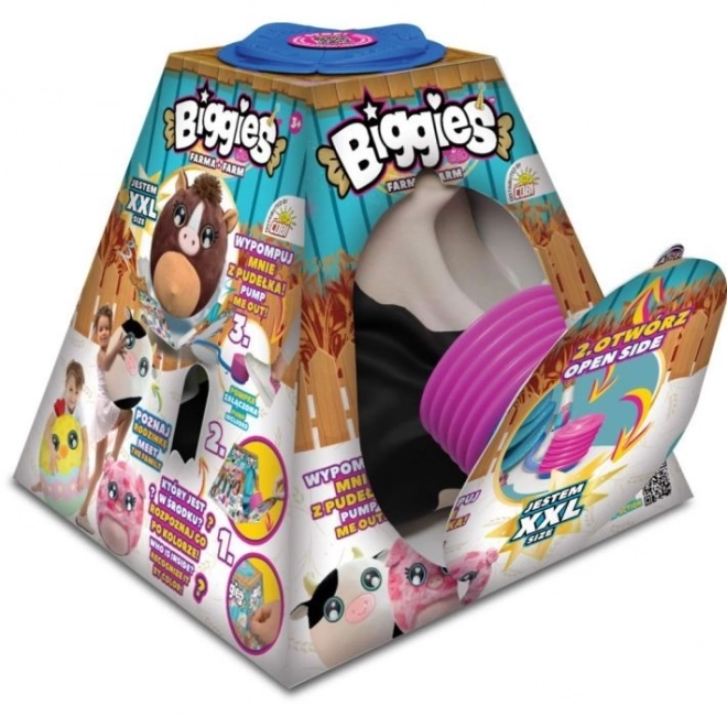 Biggies jouet gonflable XXL en forme de vache