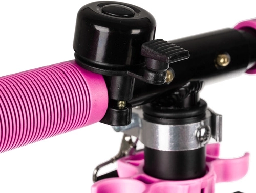 Trottinette de ville pliable pour enfants avec grandes roues (200 mm) – rose