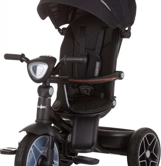 Chipolino tricycle avec toit et boîte musicale Derby 2v1 Obsidian