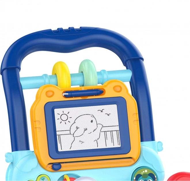 Trotteur interactif avec musique et tableau à dessin