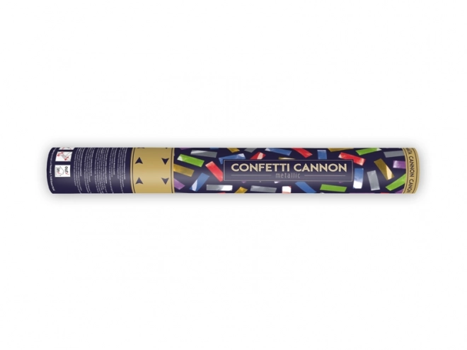 Confettis métalliques fête 40 cm mix