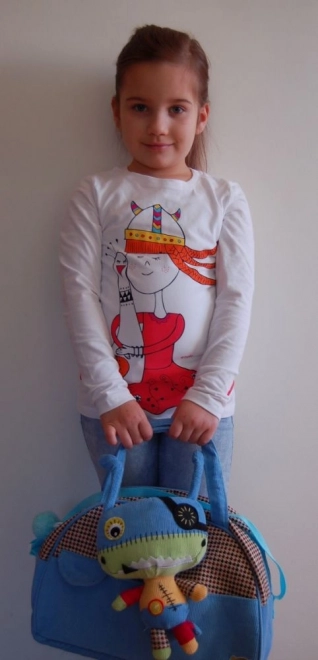 Sac à dos pour enfants avec monstre en peluche EcoSnoopers