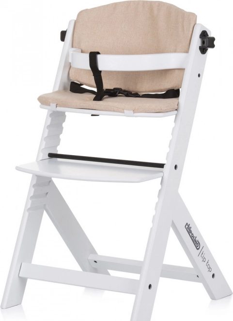 Coussin d'assise supplémentaire pour chaise haute Chipolino Tip Top beige