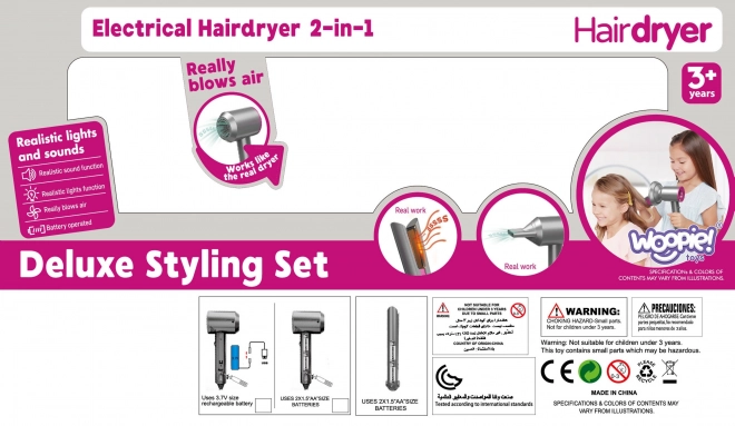 Woopie ensemble de petit coiffeur