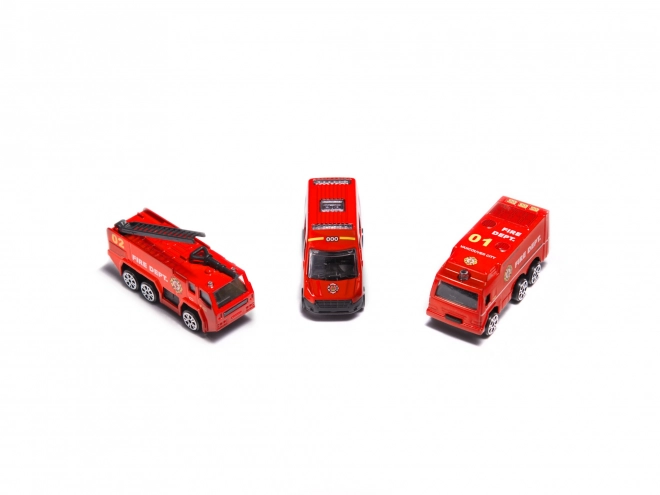Avion de transport de pompiers avec petites voitures